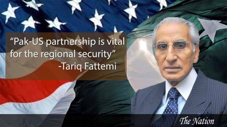 Pakistan’s security relies on bond with USA: Tariq Fattemi