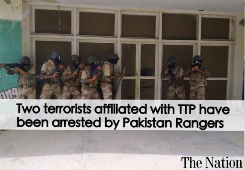 Two TTP militants seized in a raid