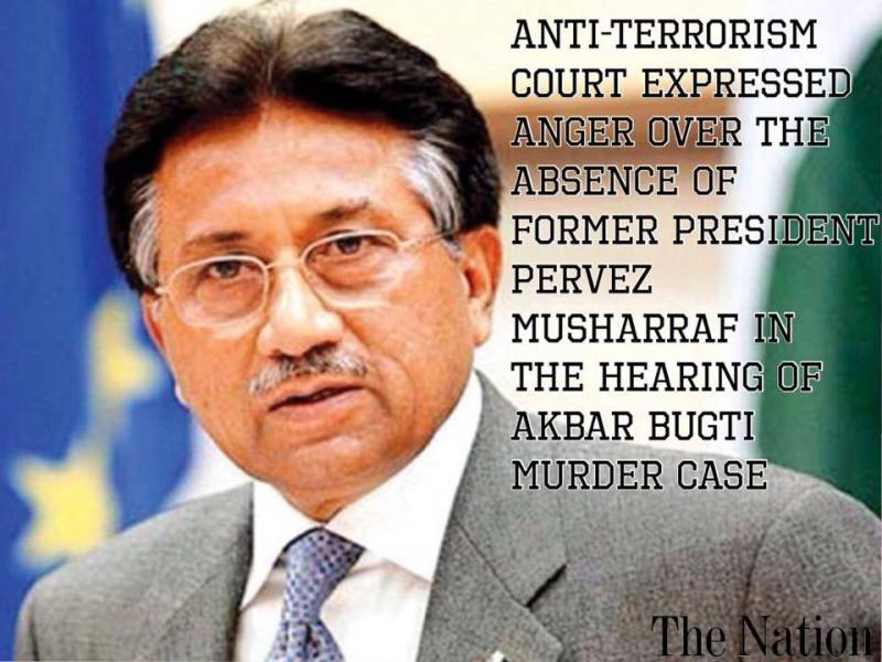 ATC furious over Musharraf’s absence, adjourned case proceedings