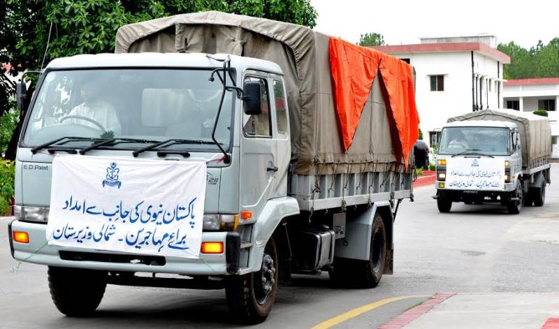 Navy dispatches another consignment of relief goods for IDPs