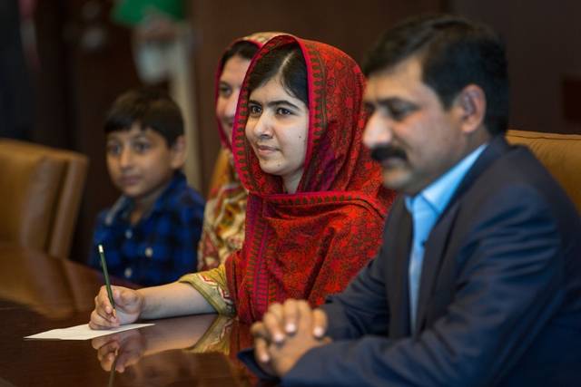 Malala urges young people to campaign for change