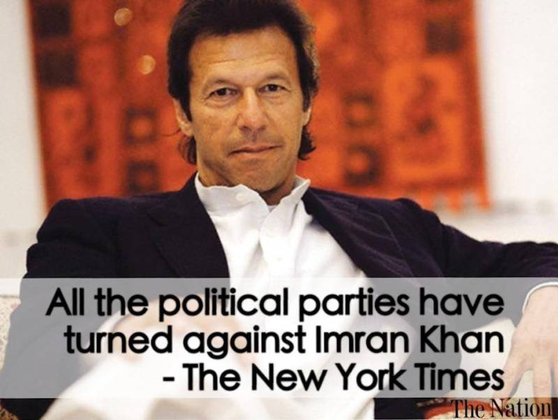 Imran Khan will have to call off the sit-in: The New York Times