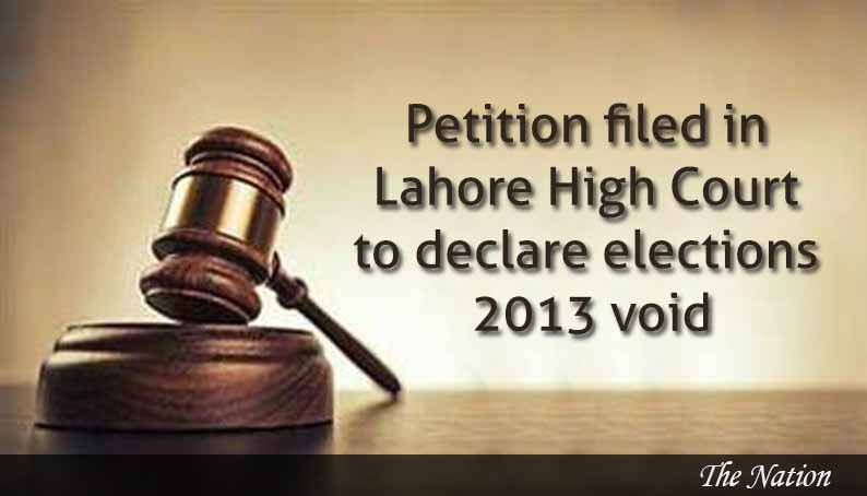 Petition seeking to declare elections 2013 void