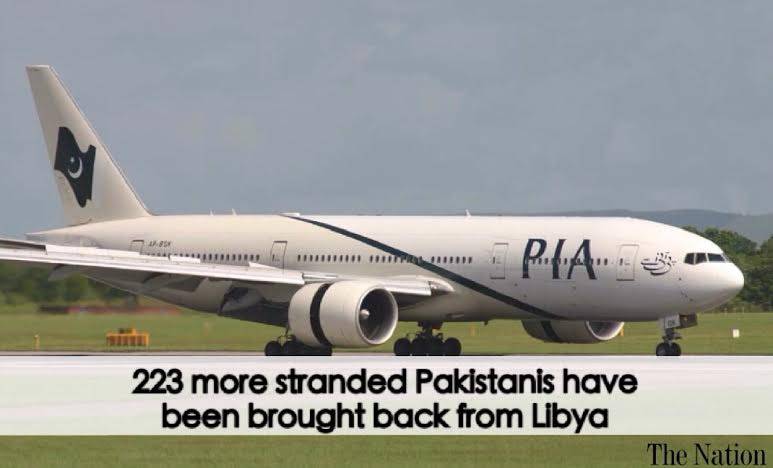 PIA continues operation to bring trapped Pakistanis from Libya