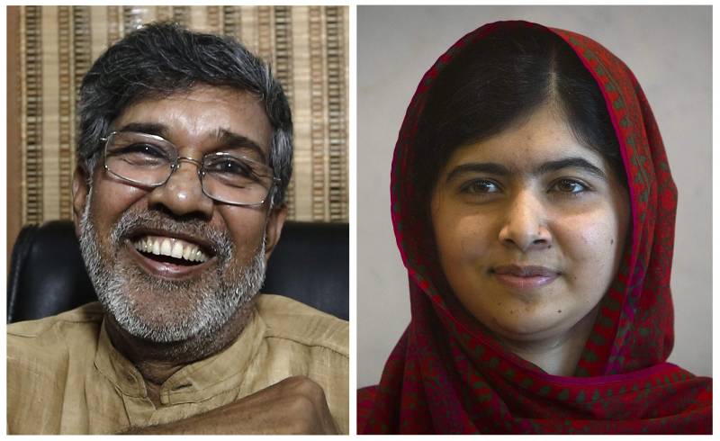 Malala Yousafzai and Kailash Satyarthi win the 2014 Nobel Peace Prize