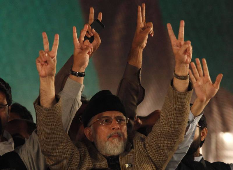 Imran Khan knew about our plans to end sit-in: Tahirul Qadri