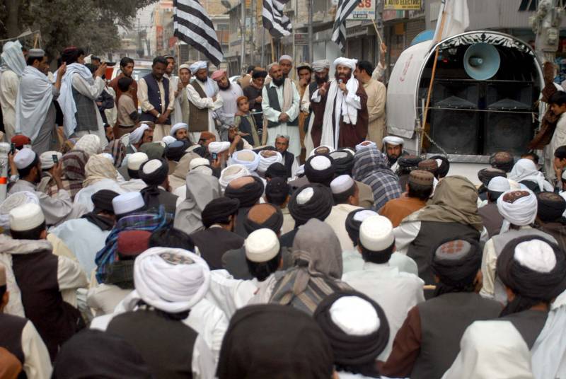 JUI-F stages protest against Quetta incident