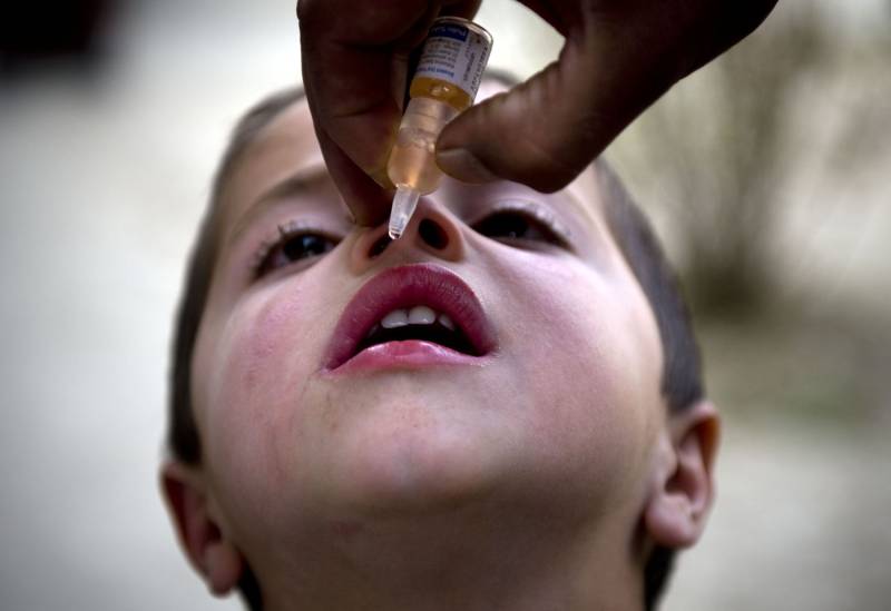 Leaflets against polio vaccine placed outside mosques in Charsadda