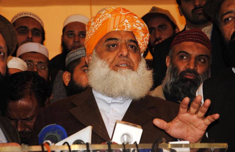 Fire in the country would not be extinguished by sprinkling oil: Maulana Fazl