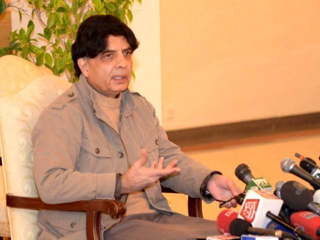 Military courts not to try ordinary citizens or politicians: Nisar Ali Khan 