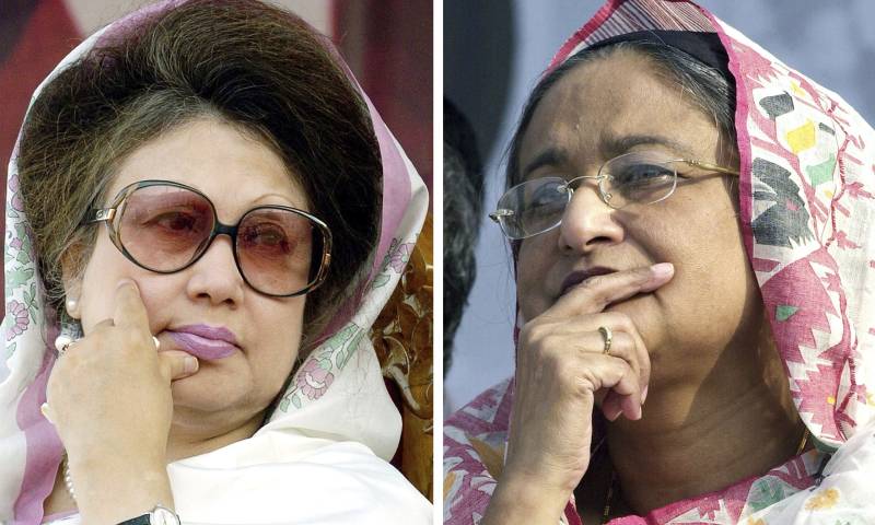 Hasina reaches out to grieving Khaleda; turned away from the gates 