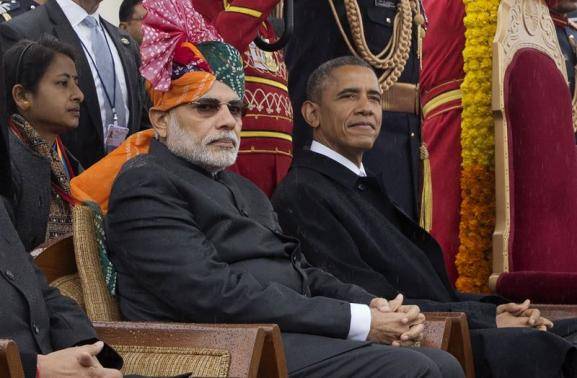 Rain couldn't spoil Obama 's show on Indian Republic Day