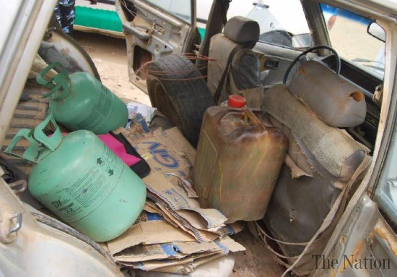3kg explosives recovered from check post