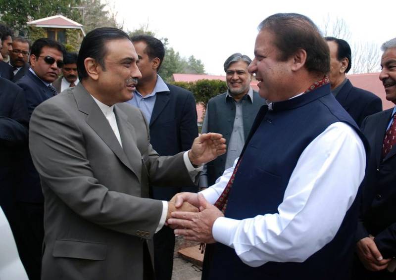 Nawaz, Zardari discuss political situation