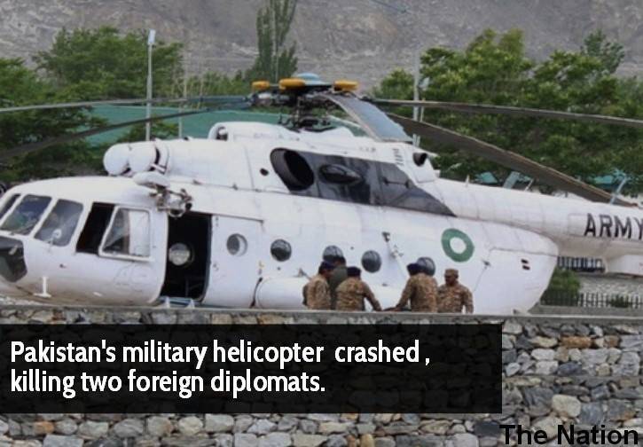 Helicopter crash kills five, injures 13 on board: ISPR