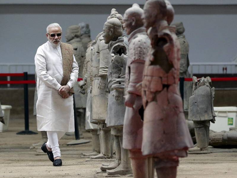 Indian Prime Minister Narendra Modi visits China 