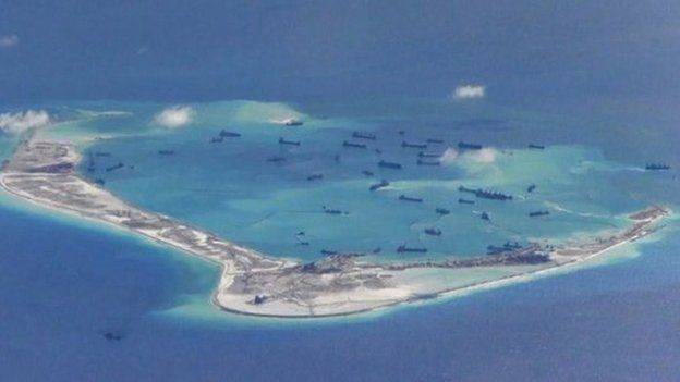  U.S. deeply concerned about China's island-building
