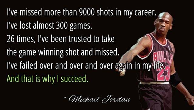 Failure is not the end of your world - it's the start