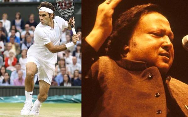 Love, Federer and Nusrat Fateh Ali Khan