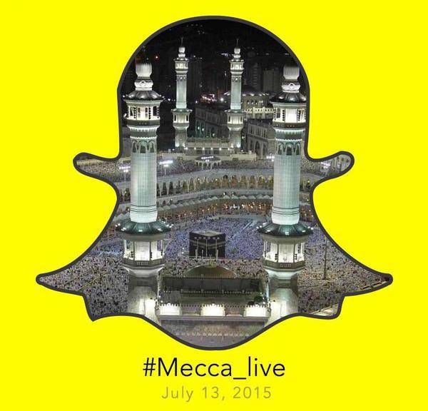The world sees Mecca via Snapchat story