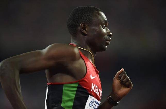 Kenya's Rudisha wins 800m world title in Beijing