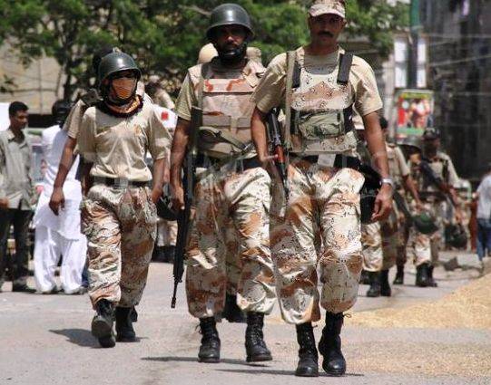 Rangers operation in Karachi, 8 arrested