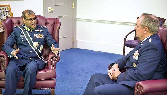 PAF Chief, US Air Chief discuss matters of mutual interest