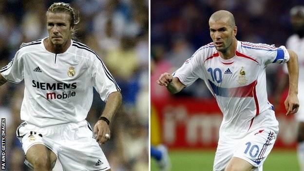 Zidane, Beckham set to feature in inaugural Legends World Cup