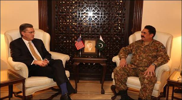 US special envoy Olson meets General Raheel Sharif; discusses Afghan situation