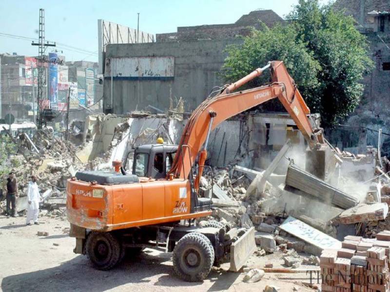 Protest against anti-encroachment op in Baghbanpura