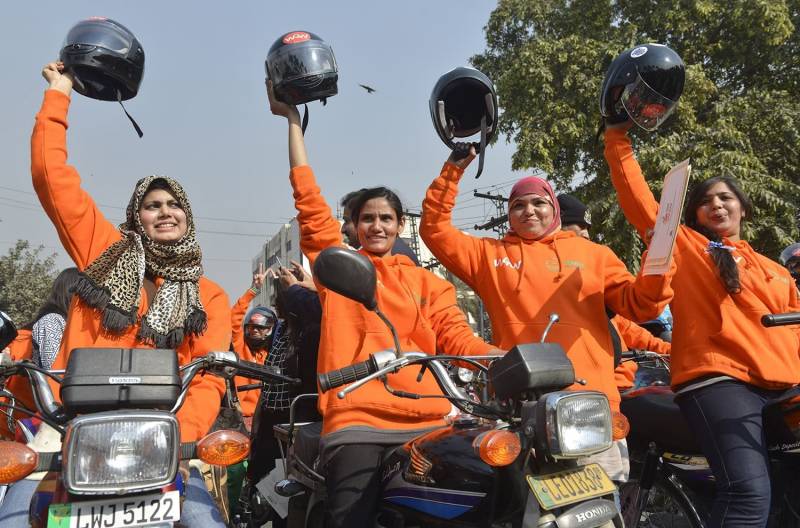 Women on Wheels threatening to run over patriarchy