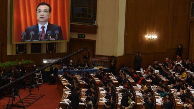 China growth target set at National People's Congress