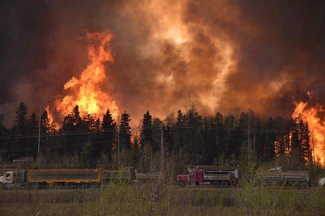 Canadian wildfire forces evacuation order for entire city