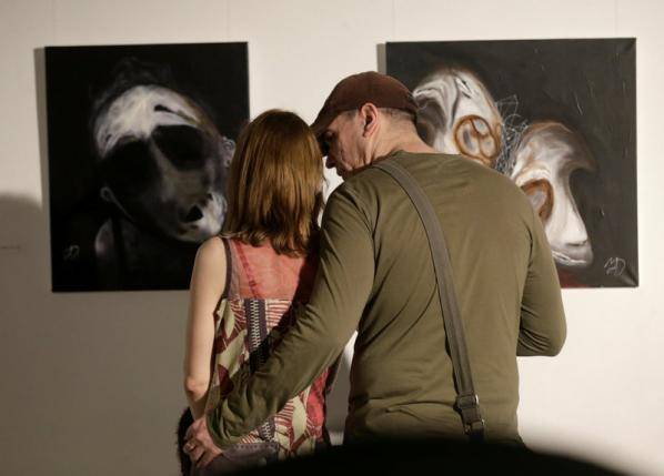 Syrian refugee brings his art to Lithuania