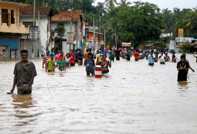 Sri Lanka's torrential rains drive more than 130,000 from homes