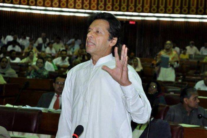 Imran, Khurshid address NA as Opp calls off boycott