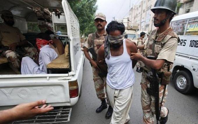 Two alleged terrorists among nine arrested in Karachi