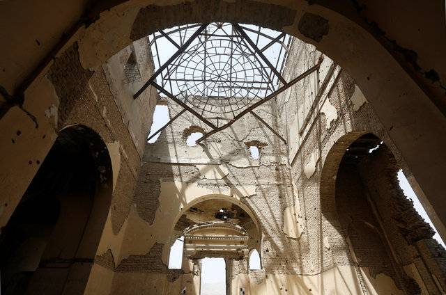 Ruins of Kabul's Darul Aman palace