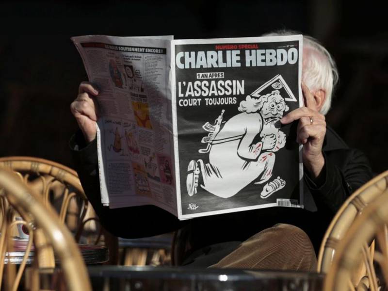 Charlie Hebdo faces 'imminent' attack after publishing front page image of naked Muslims