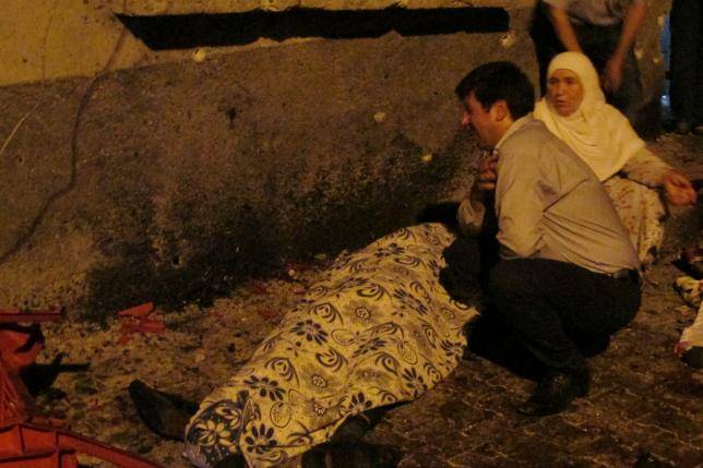 Bomb attack on wedding kills at least 27 in southern Turkey: Erdogan