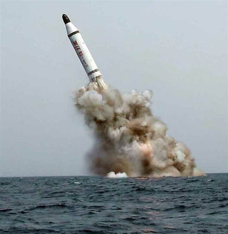 North Korea fires submarine-launched ballistic missile towards Japan