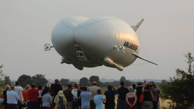 World's longest airship crash-lands in England on test flight