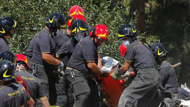 Volunteers ride to the rescue in Italian earthquake disaster