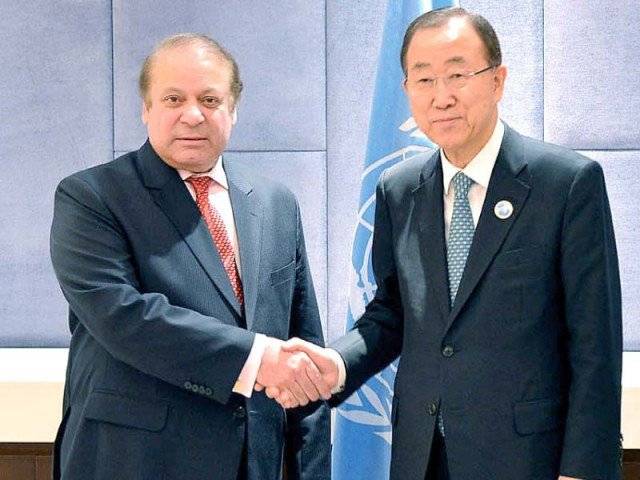 UN chief calls for settling Kashmir dispute through talks; Nawaz hands over dossier on Indian atrocities