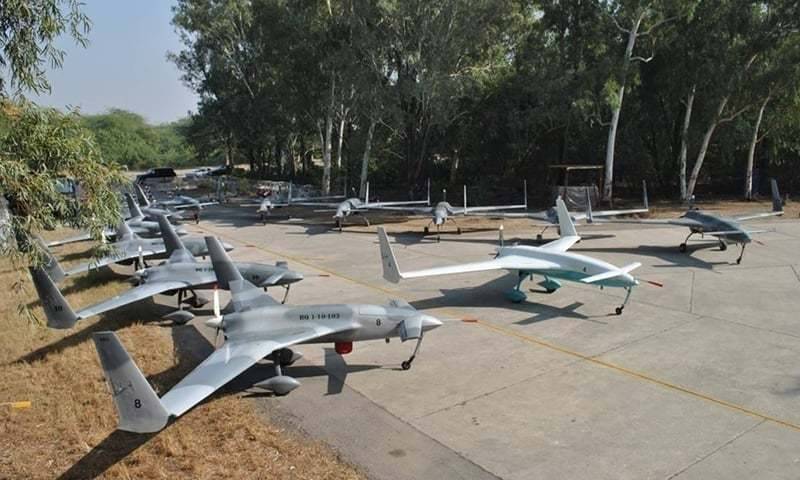 PAF drone crashes in Mianwali