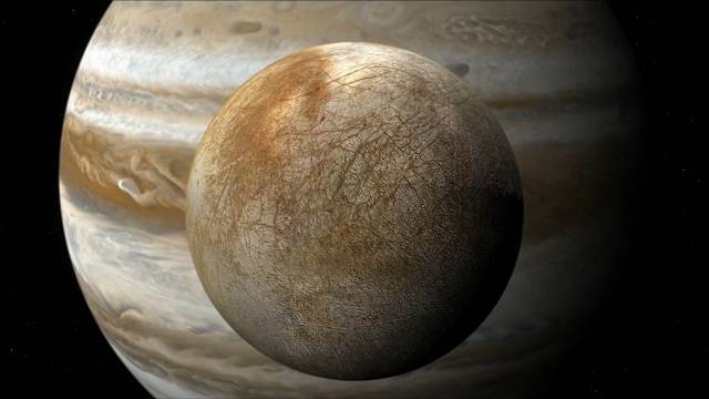 Hubble spots evidence of water plumes on Jupiter's moon Europa