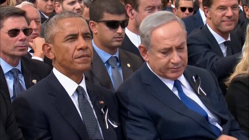 Peres funeral, attended by Obama, briefly brings Israeli, Palestinian leaders together