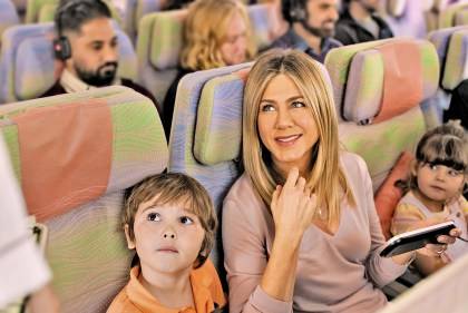 Jennifer Aniston stars in another adorable Emirates commercial