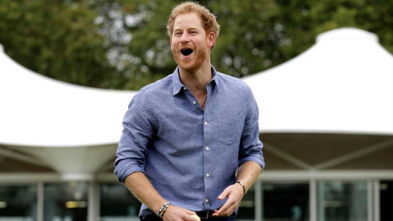 Prince Harry has best facial expressions while playing soccer at charity event 