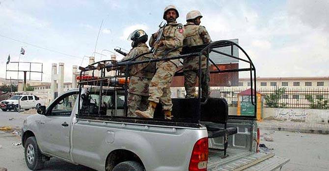 Alleged terrorist killed in Sibbi encounter with FC, two suspects arrested in Maach